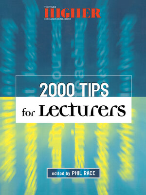 cover image of 2000 Tips for Lecturers